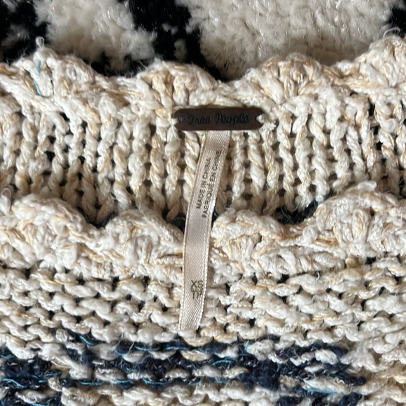 Free People: Anchor Intarsia Knit Sweater - Picture 7 of 8